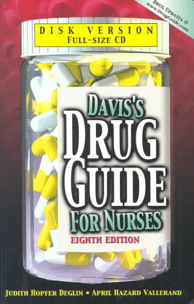 Davis's Drug Guide for Nurses (Book with CD-ROM for Windows and Macintosh, 2.0) cover