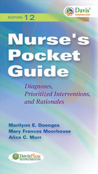 Nurse's Pocket Guide: Diagnoses, Prioritized Interventions and Rationales cover