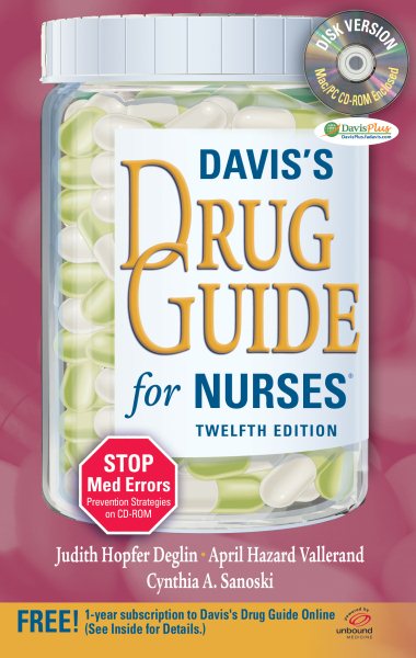Davis's Drug Guide for Nurses + Resource Kit CD-ROM cover