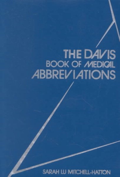 Davis Book of Medical Abbreviations cover