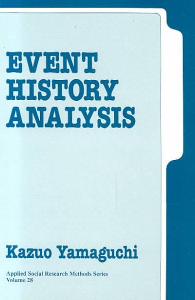 Event History Analysis (Applied Social Research Methods) cover