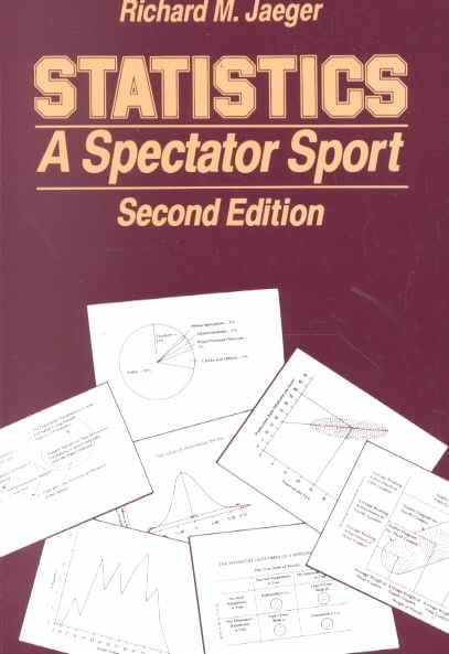 Statistics: A Spectator Sport (Written Communication Annual) cover