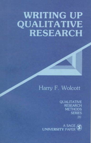 Writing Up Qualitative Research (Qualitative Research Methods) cover