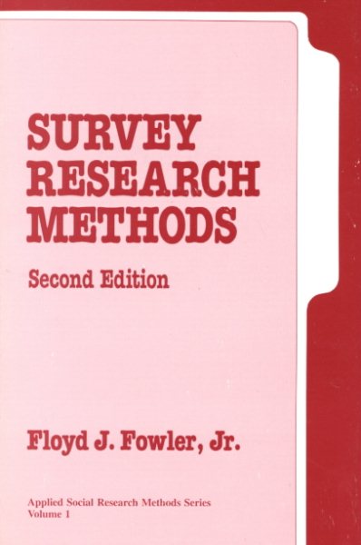 Survey Research Methods (Applied Social Research Methods) cover