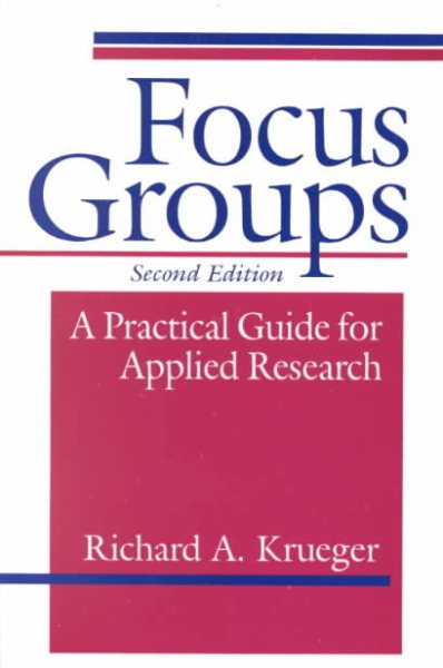 Focus Groups: A Practical Guide for Applied Research, Second Edition cover