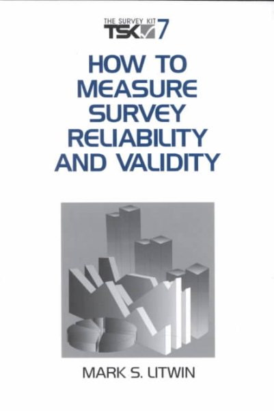 How to Measure Survey Reliability and Validity (Survey Kit) cover