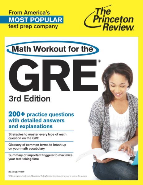 Math Workout for the GRE, 3rd Edition (Graduate School Test Preparation) cover
