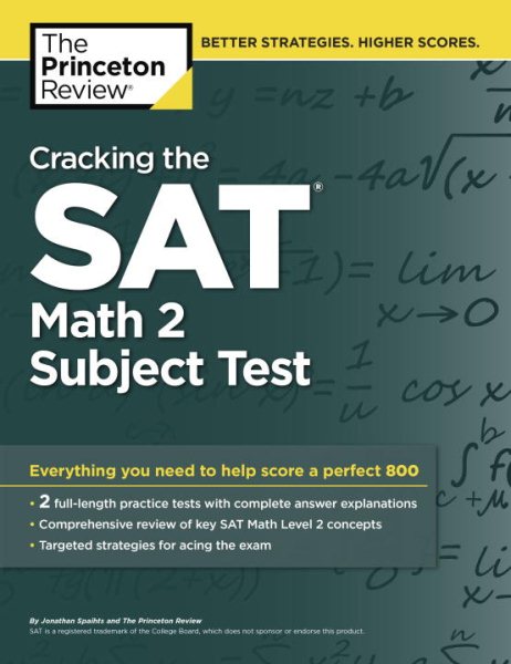 Cracking the SAT Math 2 Subject Test (College Test Preparation) cover