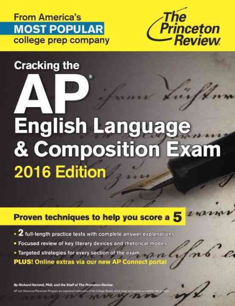 Cracking the AP English Language & Composition Exam, 2016 Edition (College Test Preparation) cover