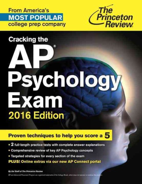 Cracking the AP Psychology Exam, 2016 Edition (College Test Preparation) cover
