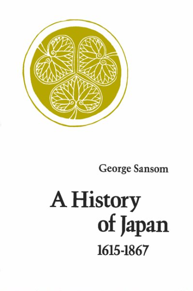 A History of Japan, 1615-1867 cover