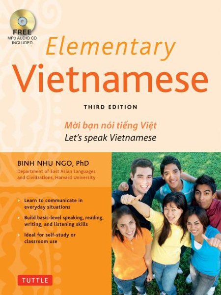 Elementary Vietnamese: Moi ban noi tieng Viet. Let's Speak Vietnamese. (MP3 Audio CD Included) cover