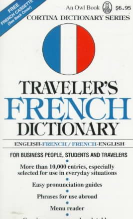 Traveler's French Dictionary (Cortina Dictionary) cover