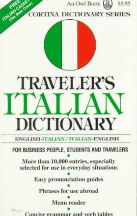 Traveler's Italian Dictionary: English-Italian/Italian-English (Cortina Dictionary)
