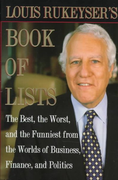 Louis Rukeyser's Book of Lists cover
