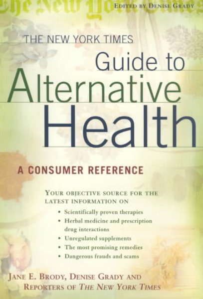 The New York Times Guide to Alternative Health cover