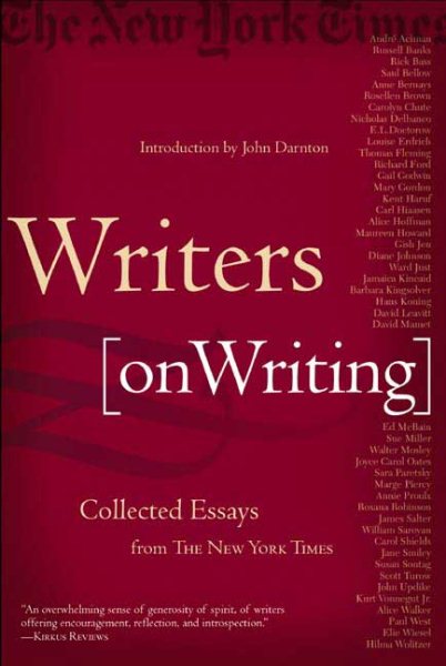 Writers on Writing: Collected Essays from The New York Times cover