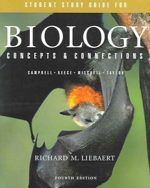 Student Study Guide for Biology: Concepts and Connections cover