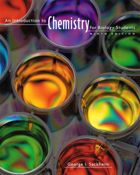 Introduction to Chemistry for Biology Students, An