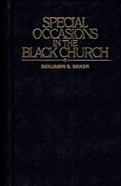Special Occasions in the Black Church cover