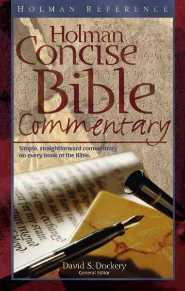 The Holman Concise Bible Commentary (Holman Reference) cover