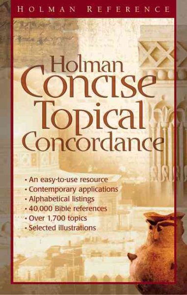 Holman Concise Topical Concordance (Holman Reference) cover