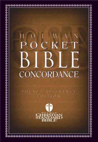 HCSB Pocket Bible Concordance cover