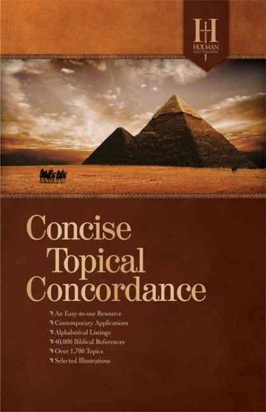 Holman Concise Topical Concordance (The Holman Concise) cover