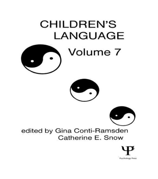 Children's Language: Volume 7 (Children's Language Series) cover