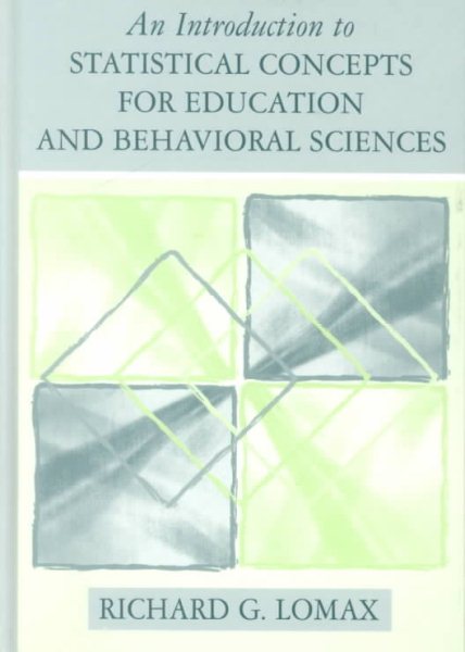 An Introduction to Statistical Concepts, 1st Edition cover