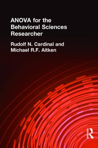 ANOVA for the Behavioral Sciences Researcher cover