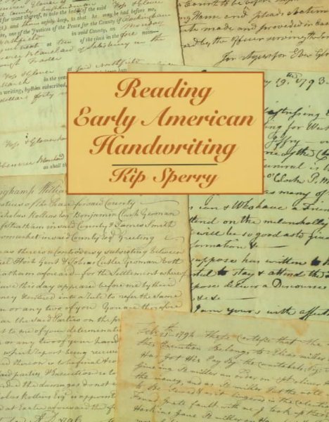 Reading Early American Handwriting cover