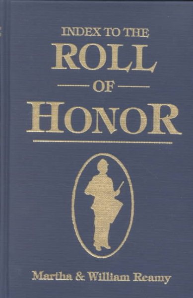 Index to The Roll of Honor With a Place Index to Burial Sites Compiled by Mark cover