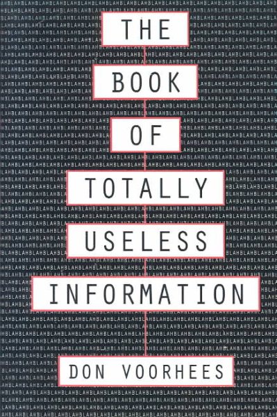 The Book of Totally Useless Information cover