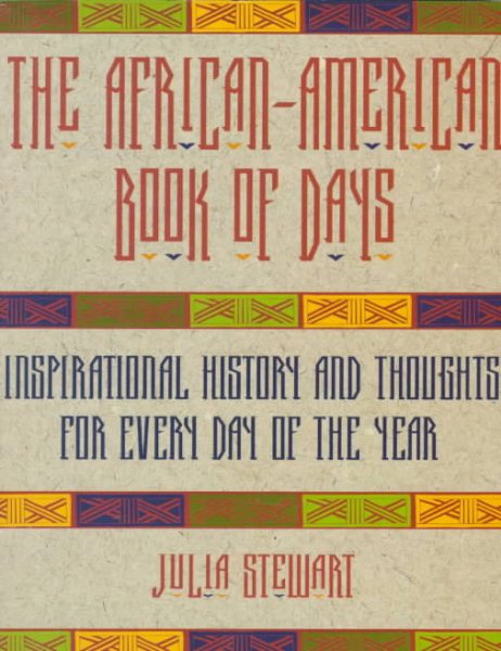 African American Book of Days: Inspirational History & Thoughts for Every Day of the Year cover