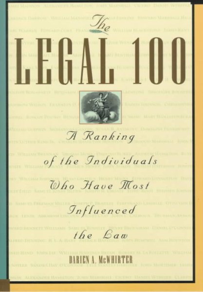 The Legal 100: A Ranking of the Individuals Who Have Most Influenced the Law