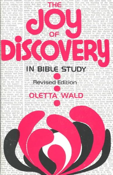 The Joy of Discovery in Bible Study cover