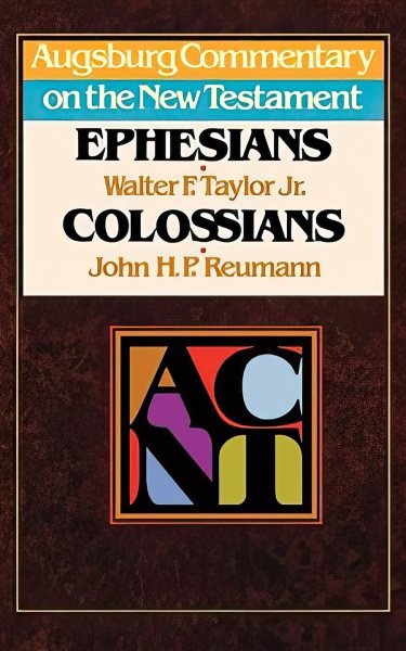 Acnt - Ephesians Colossians (Augsburg Commentary on the New Testament)