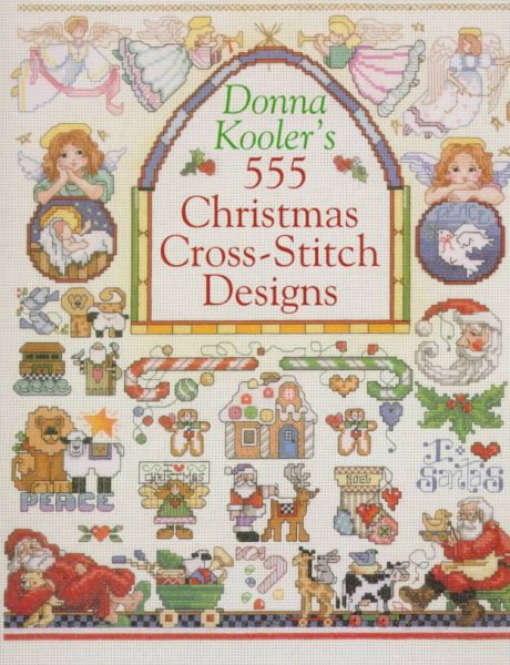 Donna Kooler's 555 Christmas Cross-Stitch Designs cover