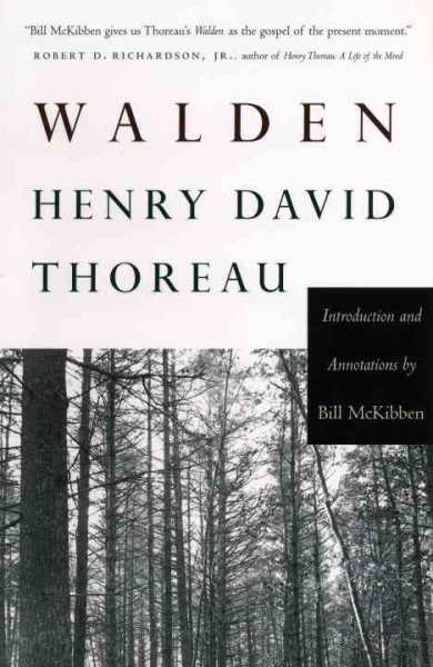Walden: Introduction and Annotations by Bill McKibben (Concord Library) cover