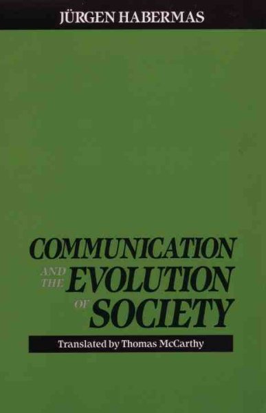 Communication and the Evolution of Society cover