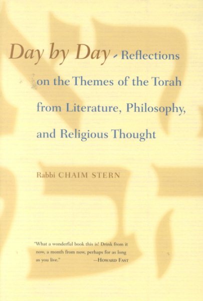 Day by Day: Reflections on the Themes of the Torah from Literature, Philosophy, and Religious Thought cover