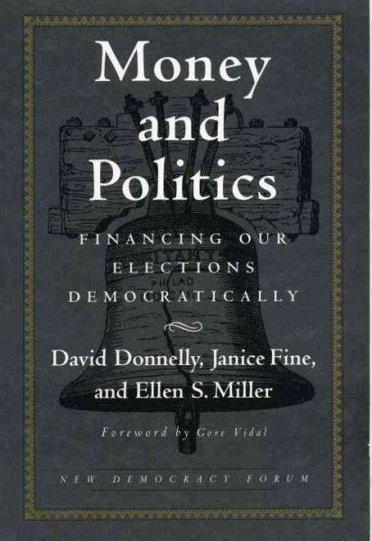 Money and Politics (New Democracy Forum) cover