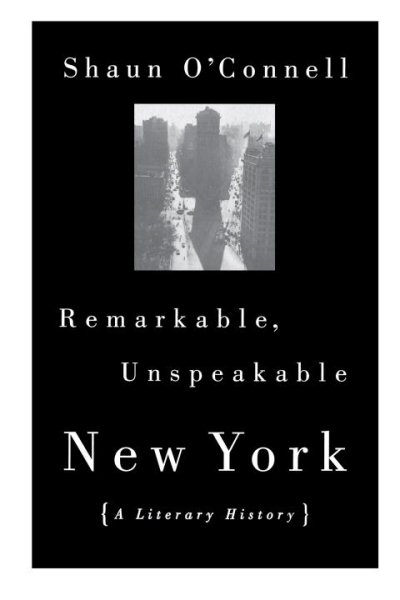 Remarkable, Unspeakable New York cover