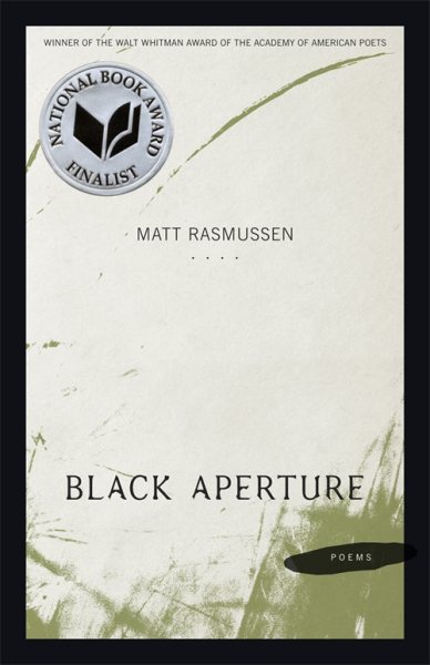 Black Aperture: Poems (Walt Whitman Award of the Academy of American Poets) cover