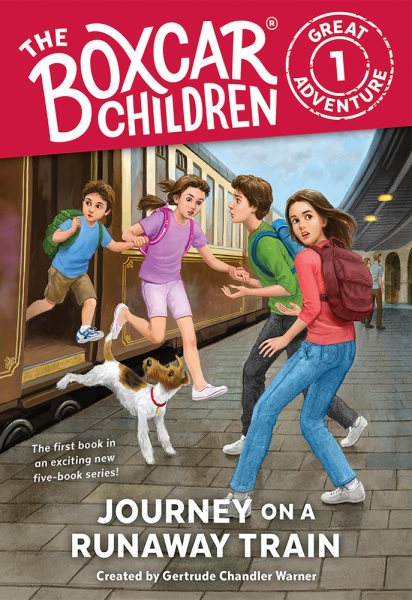 Journey on a Runaway Train (1) (The Boxcar Children Great Adventure) cover