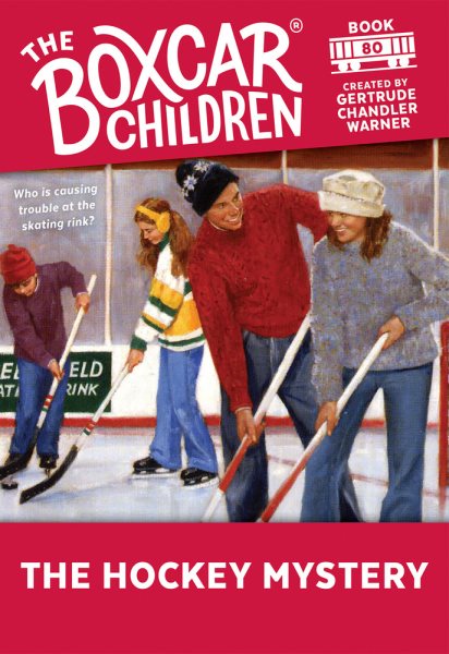 The Hockey Mystery (The Boxcar Children #80) cover