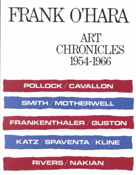 Art Chronicles: 1954-1966 cover