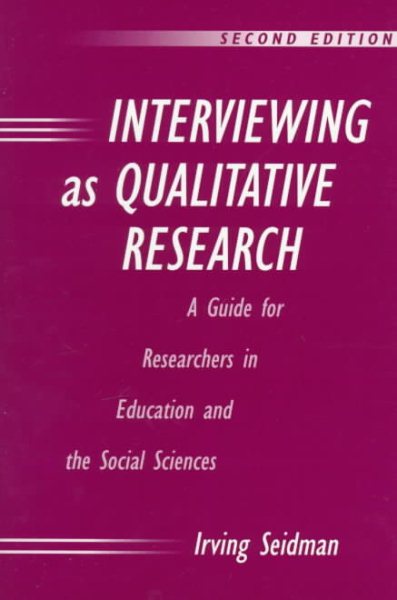 Interviewing as Qualitative Research cover