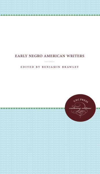 Early Negro American Writers cover